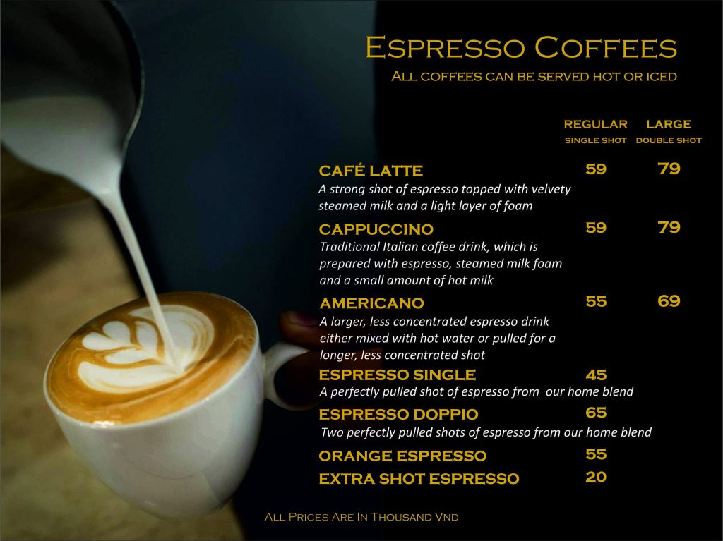 Espresso coffee